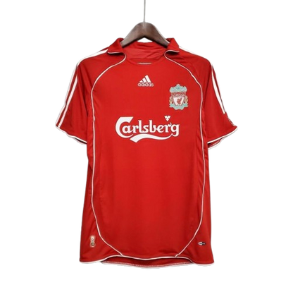 LIVERPOOL 2006/2007 HOME FOOTBALL SHIRT #8 GERRARD