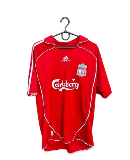 LIVERPOOL 2006/2007 HOME FOOTBALL SHIRT #8 GERRARD