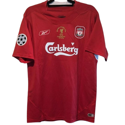 Liverpool 2005 Champions League Final Shirt – Steven Gerrard #8