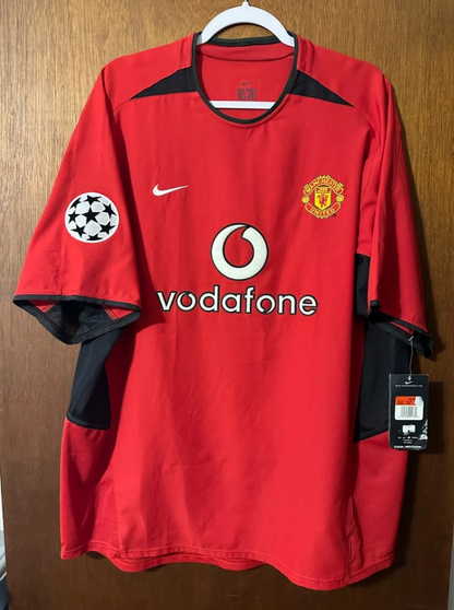 David Beckham #7 Manchester United Retro footbal Jersey 02/03 |  Era (UCL Edition) football shirt
